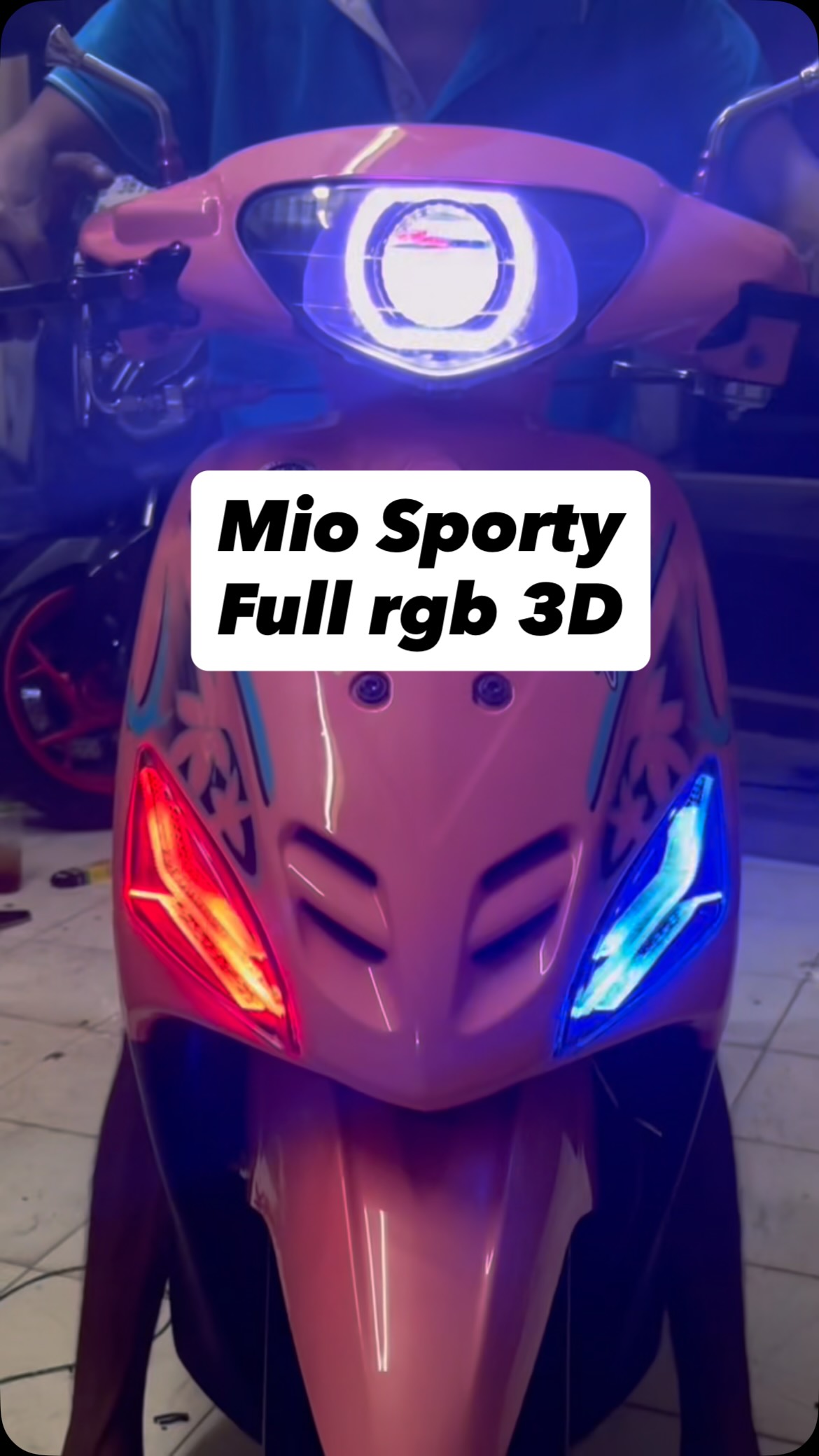 Modifikasi Mio Sporty Full rgb 3D . . . . . #mio #miosporty #miosmile # ...