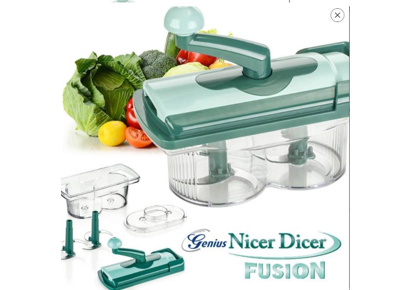 Nicer dicer Twist. Kitchen aid with which you can chop, mince, mix purée, whisk and beat food and cooking ingredients without using electricity. Kshs 1600. Visit us at Arcade Discounts, shop 38, Ngong