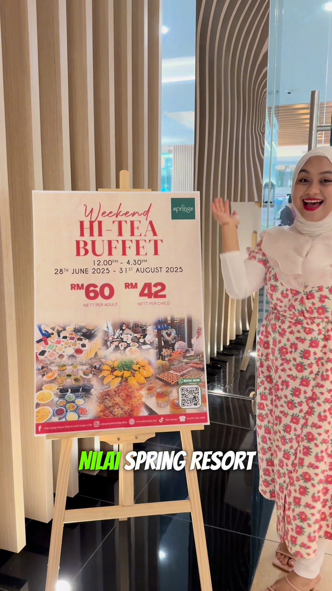 PROMO HI-TEA BUFFET BERMULA RM60 SAHAJA! 📍 Nilai Springs Resort Hotel 📅 ...