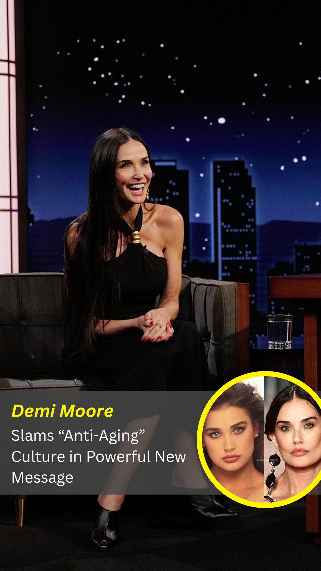 Demi Moore opens up about aging, rejecting 