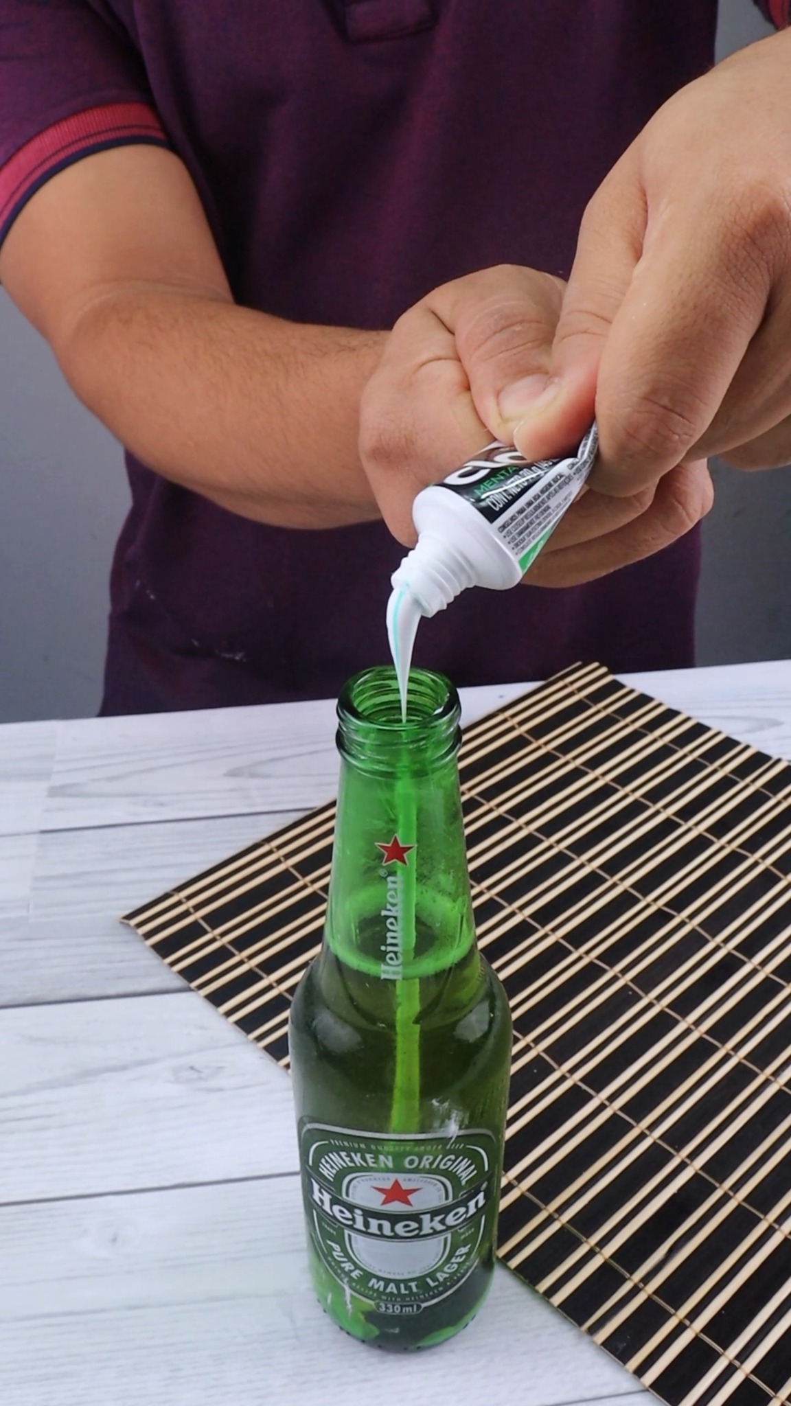 Mix toothpaste with beer and you won't believe what you get! 💥surprise🤯 ...