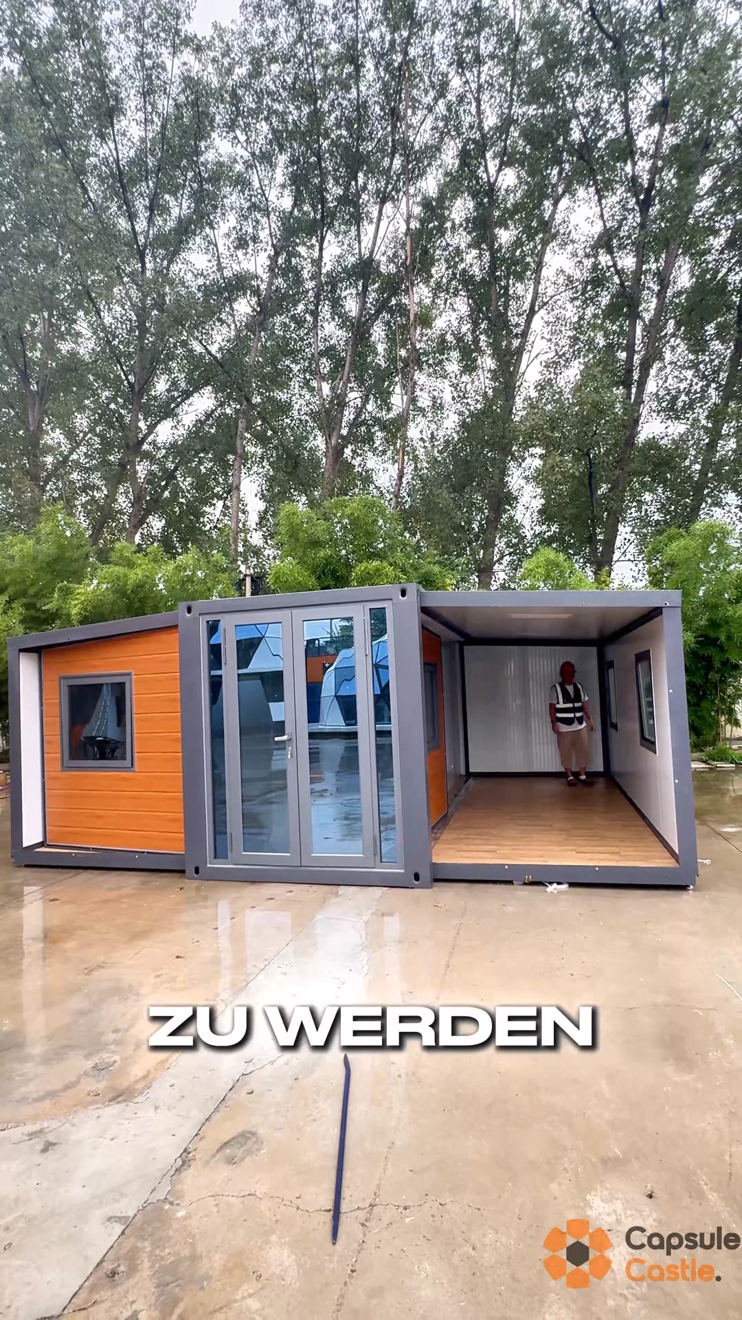 Die Installation kann in nur einer halben Stunde abgeschlossen werden ...