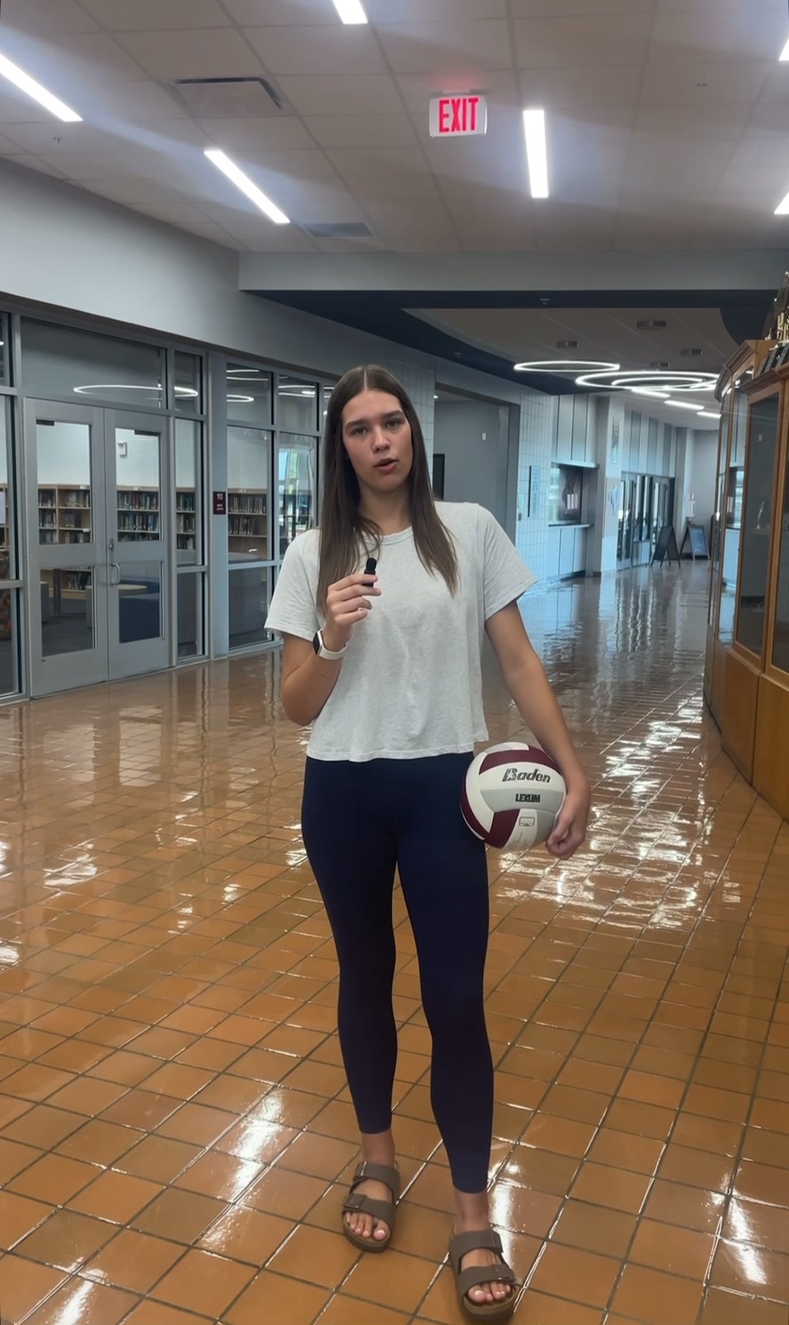 Sophomore Addalyn Nally says hello to Knight Nation. | Knight Way Media ...