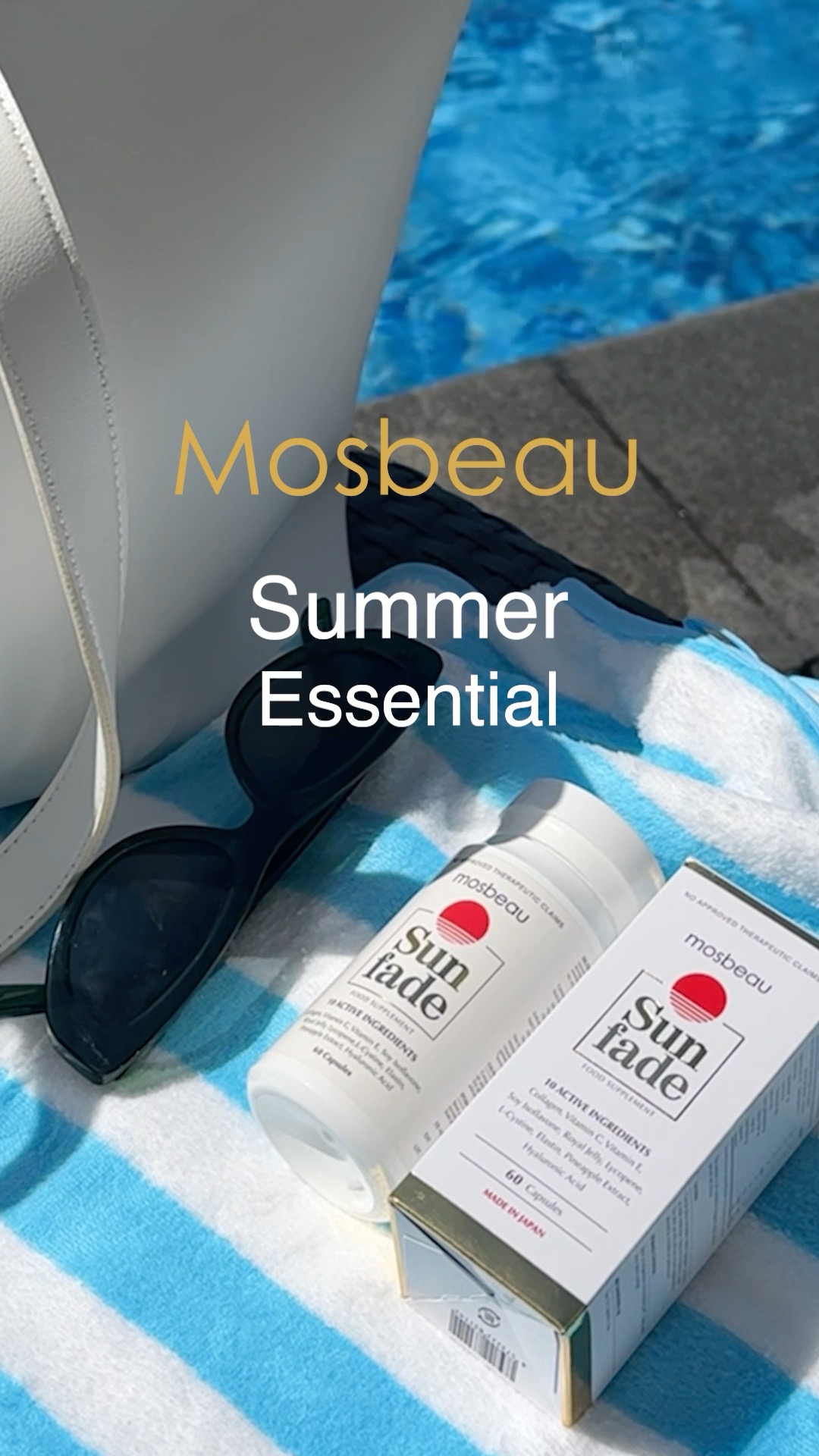 mosbeau vs belo glutathione Summer Glow Game On! with Sunfade Supplement, Your Protection against sun and harmful UV rays —the first MADE IN JAPAN oral sunblock in the Philippines. , With 10 active ingredients and 13 stages-ttc