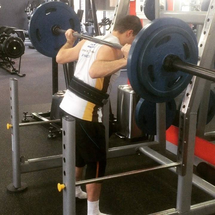 Our prized bull Coach Curtis Freese getting after it on leg day 💪🏼 I'd ...