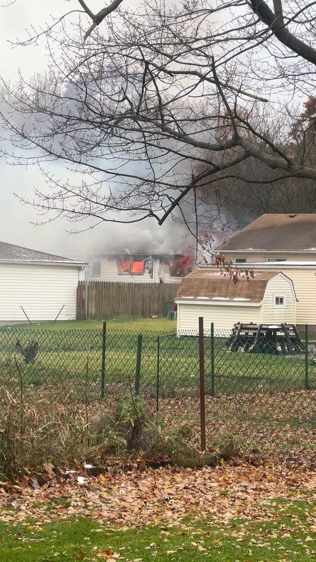 Bad house fire on west 130th in Parma heights. Avoid the area if ...