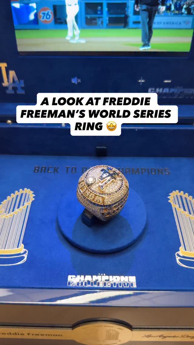 An inside look at Freddie Freeman's 2025 World Series ring 🤩 | AM