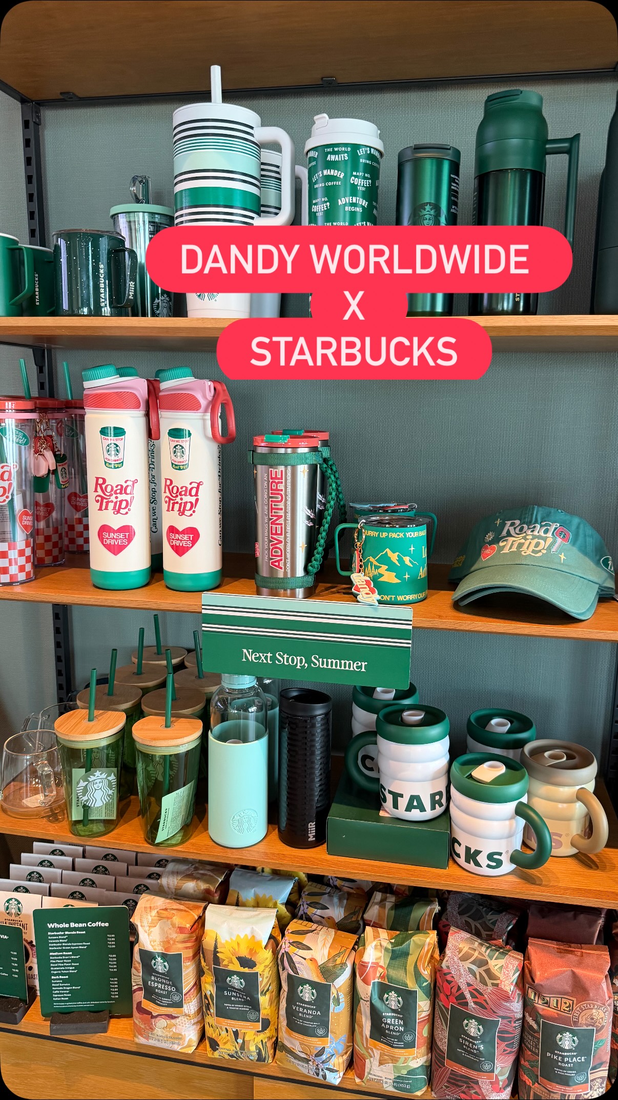 This Starbucks x Dandy Worldwide collab is everything! 💚☕ From