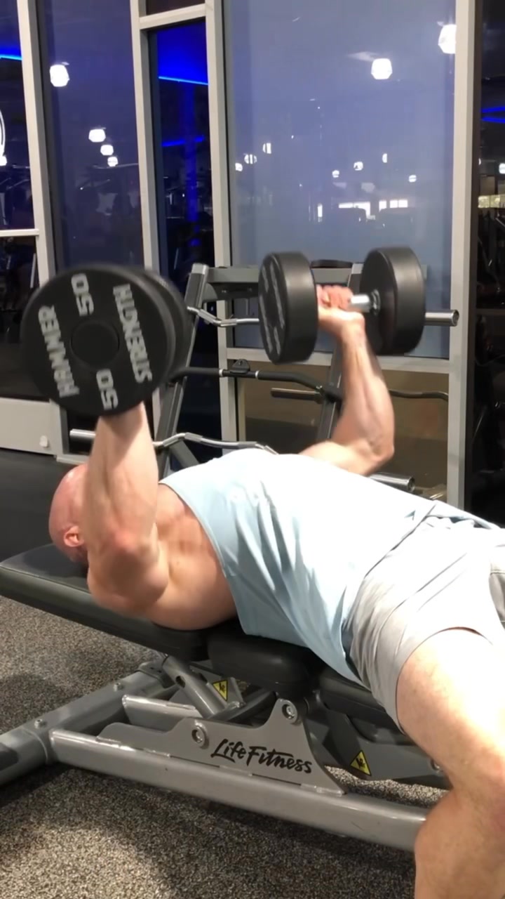 🔥ALL DUMBBELL CHEST WORKOUT Always focus on form. You can make the ...