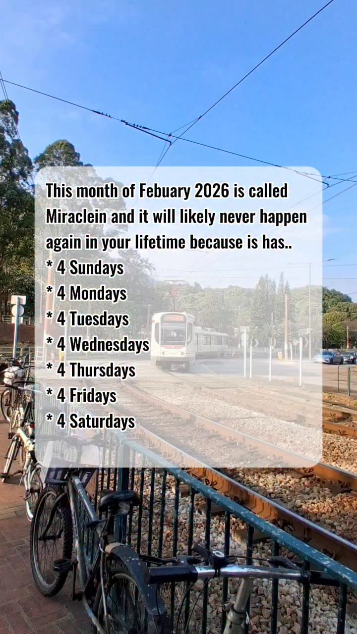 This only happens once 823 years #calendarfacts #februaryvibes # ...