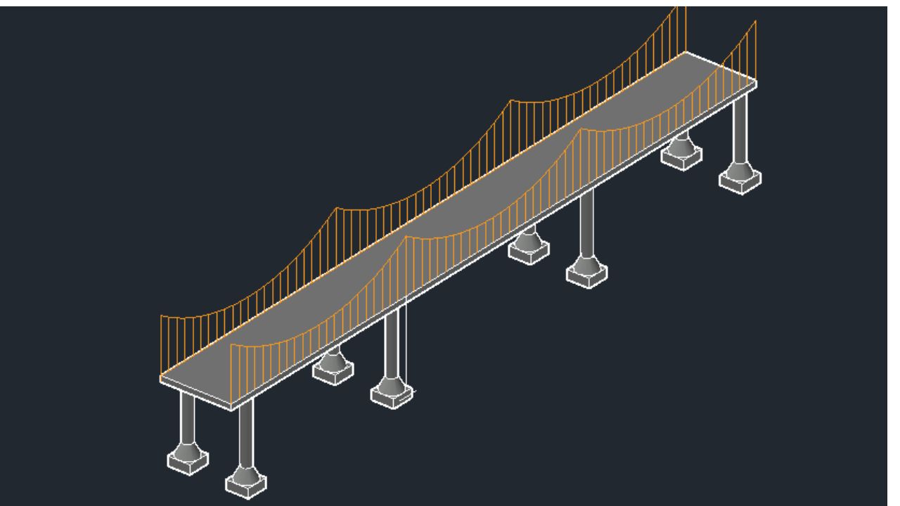 3D Old Style Bridge Design in AutoCAD for Beginners #AutoCAD # ...