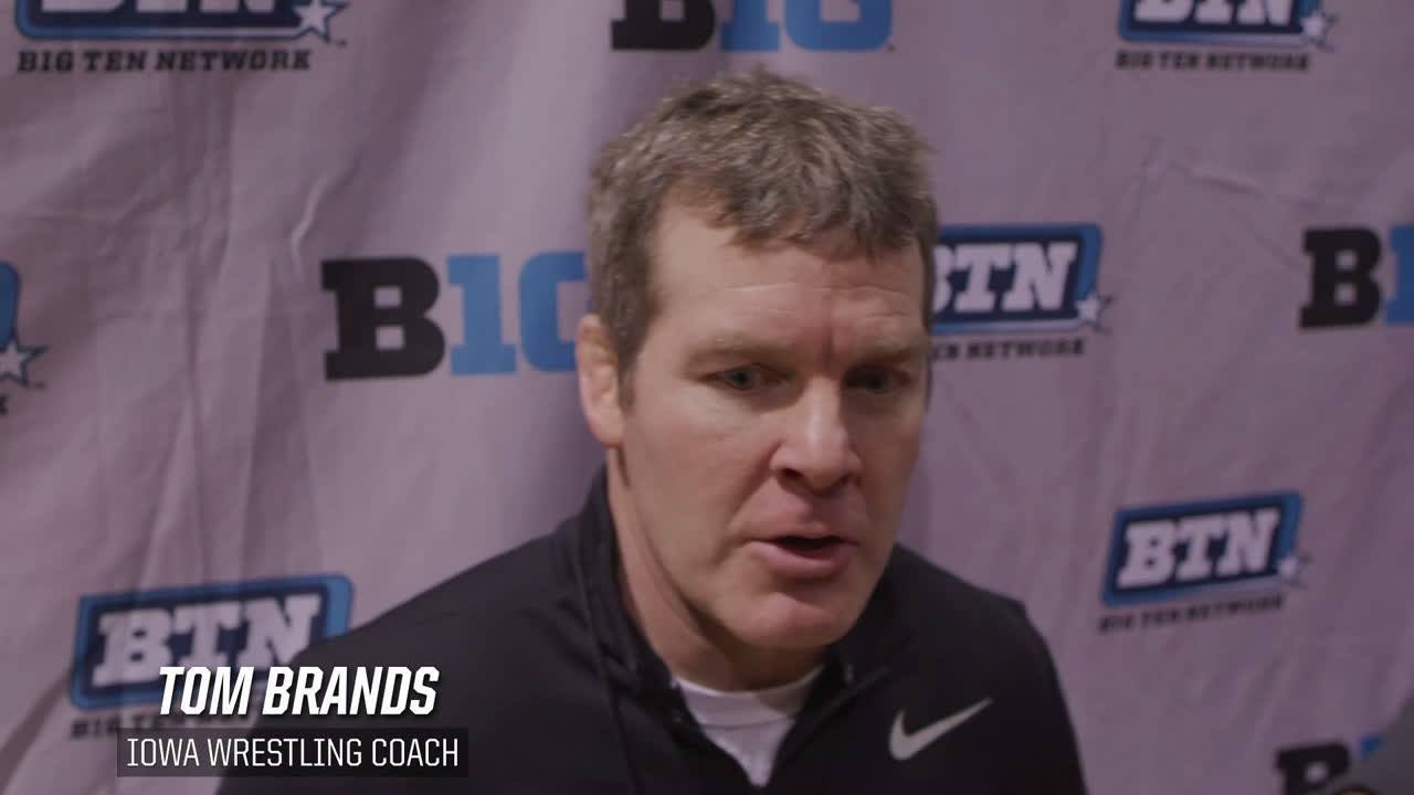2020 B1G Wrestling Tom Brands After Session 2 Here's what Coach Tom
