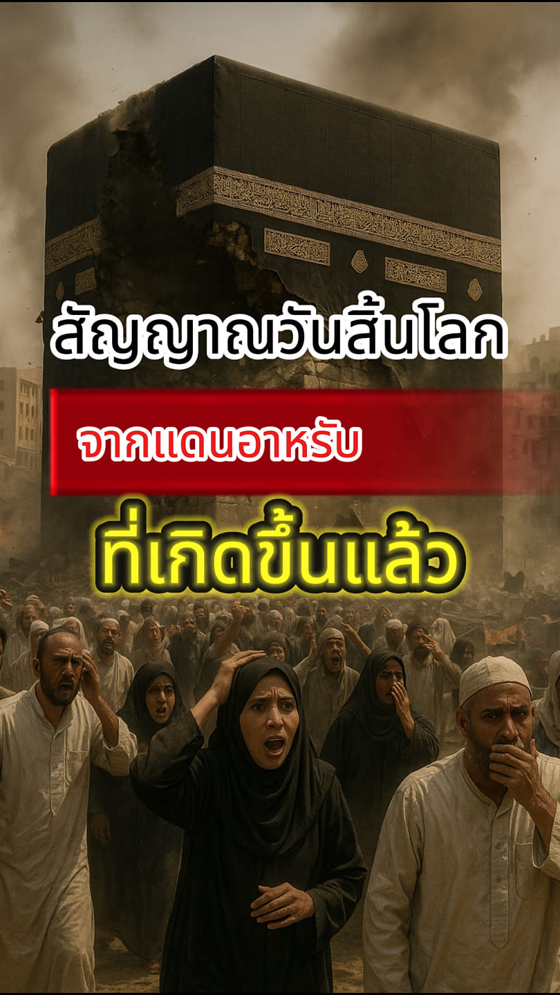สัญญาณวันสิ้นโลกจากแดนอาหรับที่เกิดขึ้นแล้ว #ศาสนา #อิสลาม #มุสลิม #อั