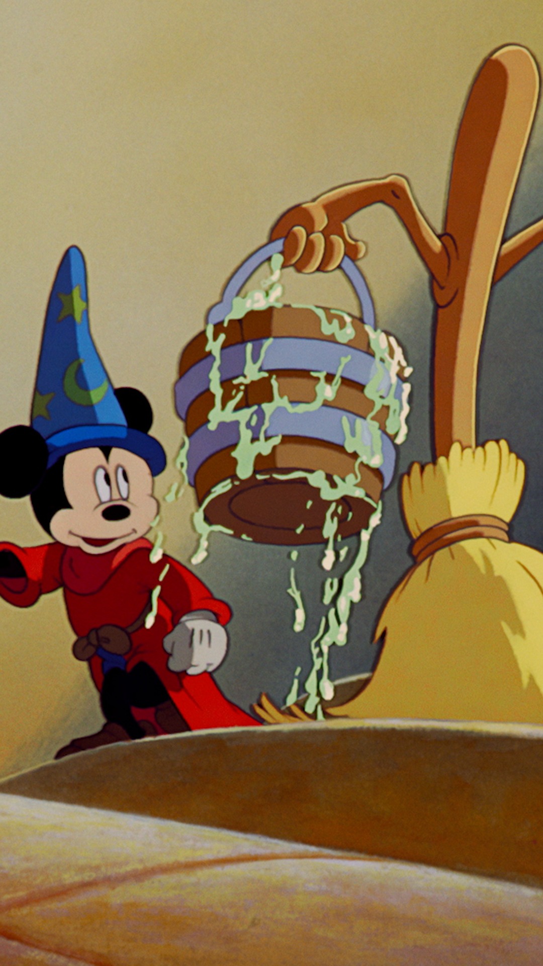 When magic meets chores. 🧹✨ Fantasia is available to stream on