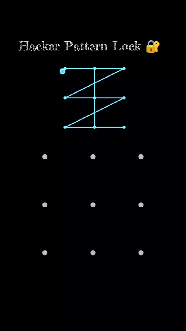 Hacker Pattern Lock Design 🔐 || . . #hacker #tarending #instagram # ...