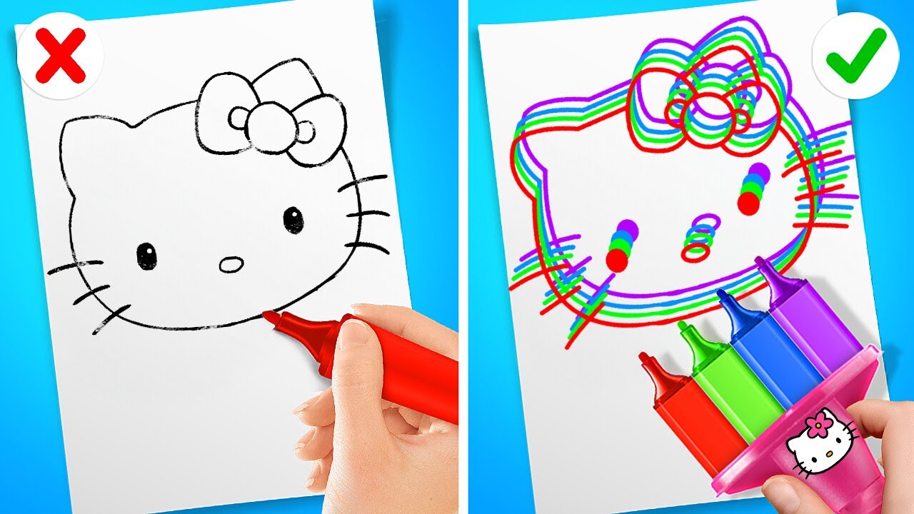 Drawing hacks and ideas 🎨 best drawing hacks and ideas by 123 go! | 123 ...