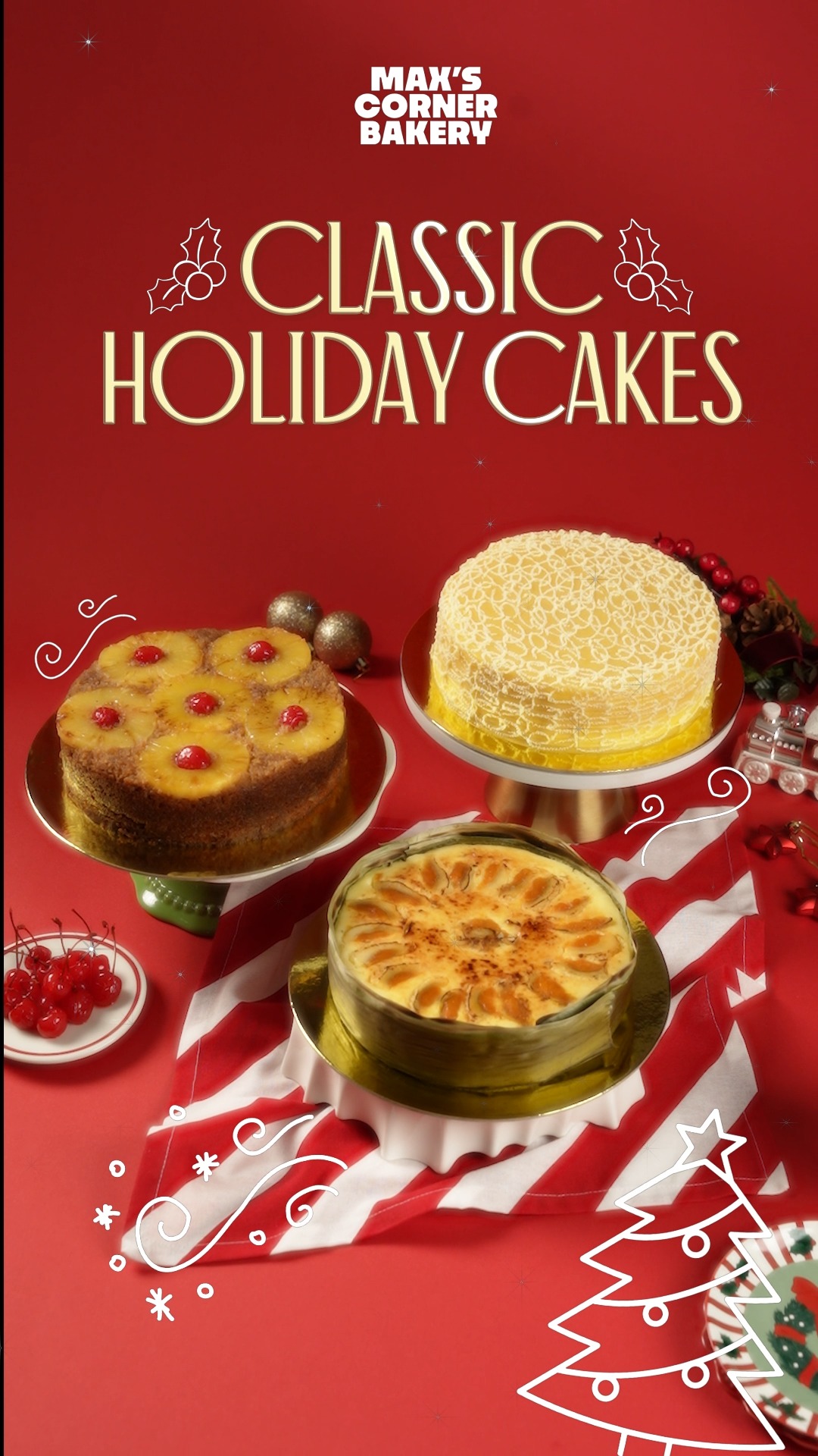 Sweeten every holiday moment with Max’s Corner Bakery’s Holiday Cakes ...