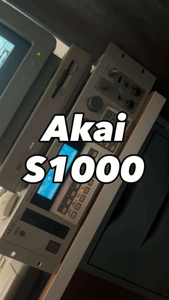 The 1988 Akai S1000 Stereo Digital Sampler