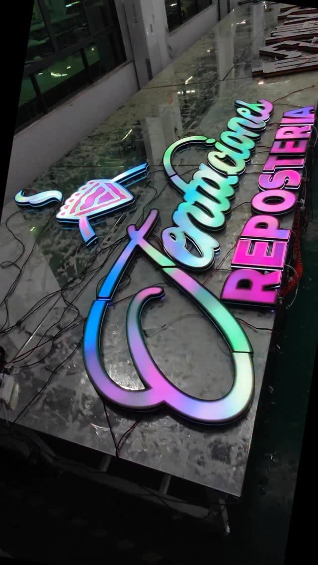 This kind of sign is more suitable for modern stores #sign #signage # ...