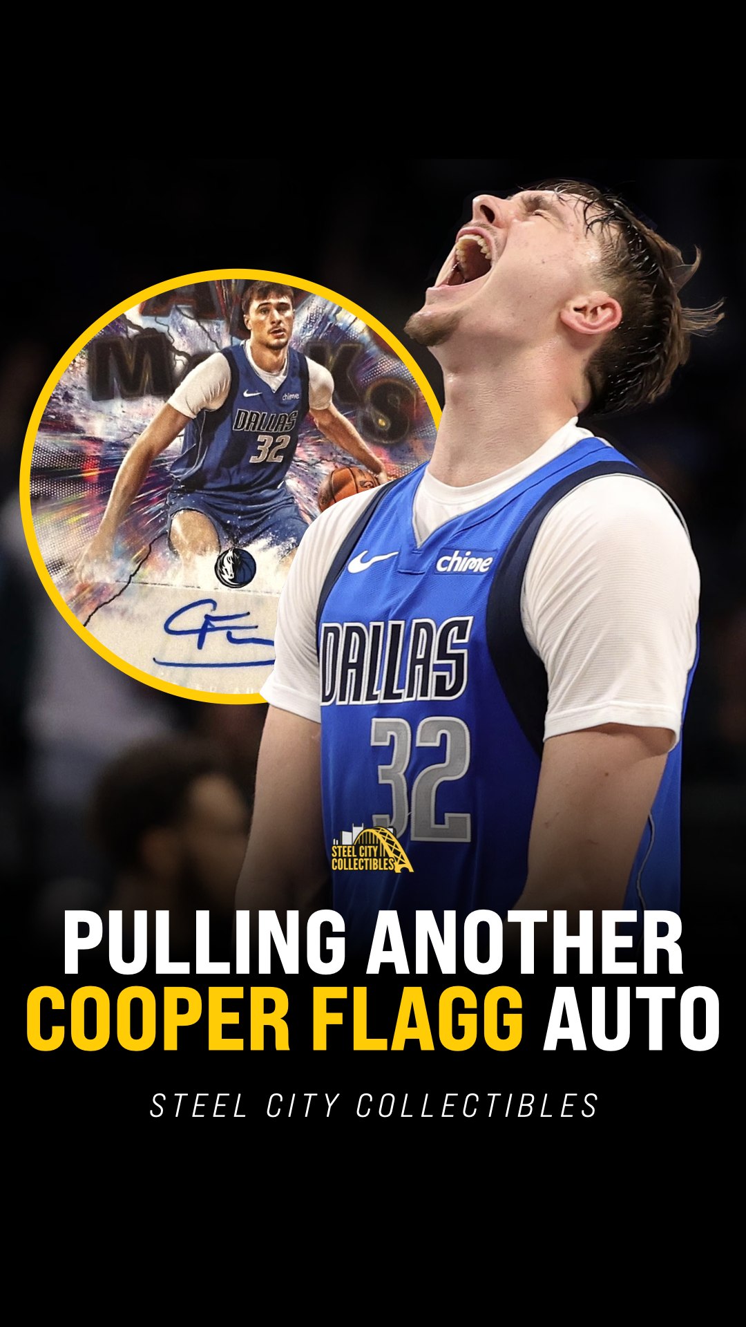 Cooper Flagg Havoc Marks Autograph from 2025-26 Topps Basketball 