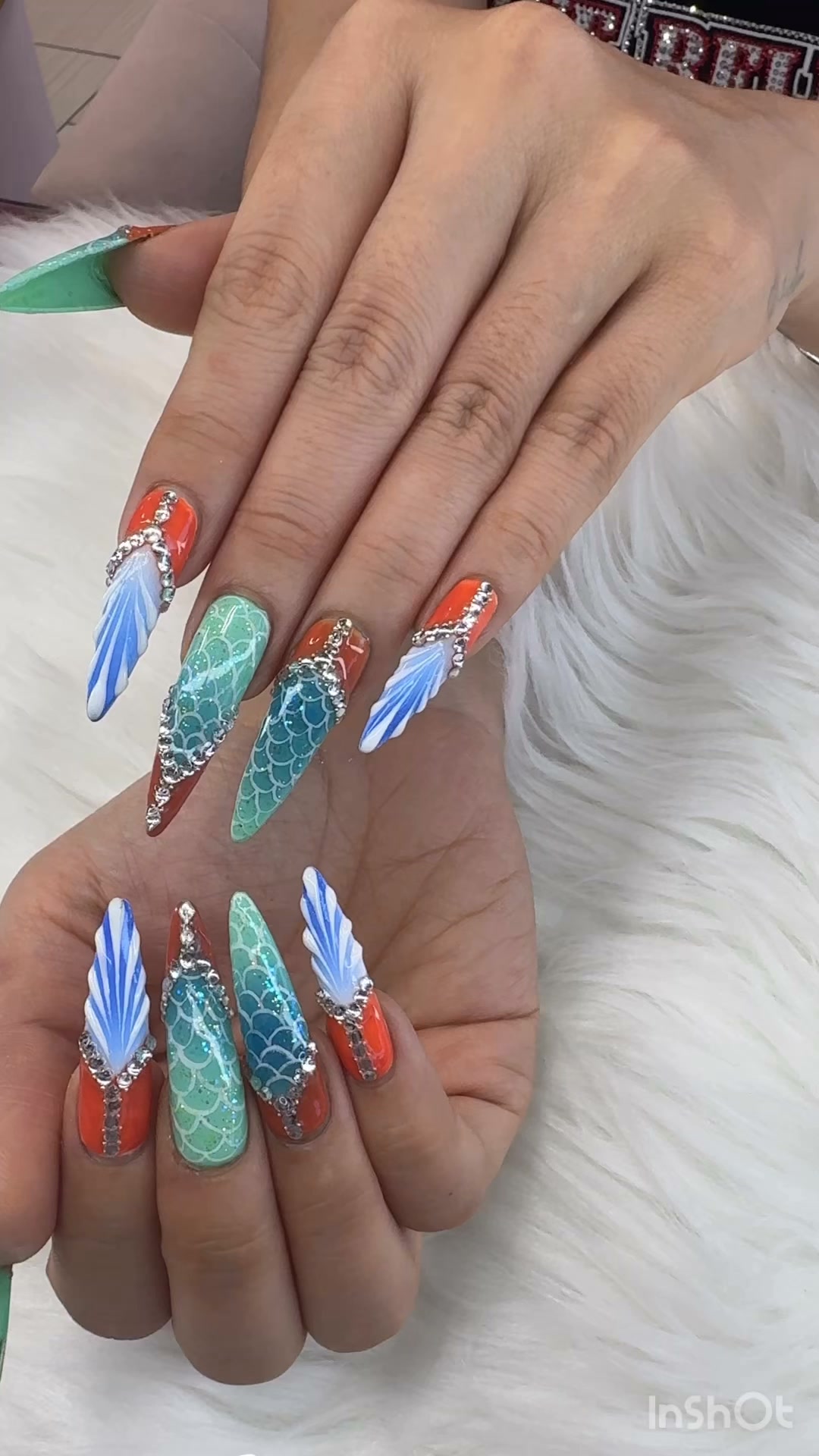 Nail art that's a work of heart 💅 Think Nails - Think Jimmy💅 DM