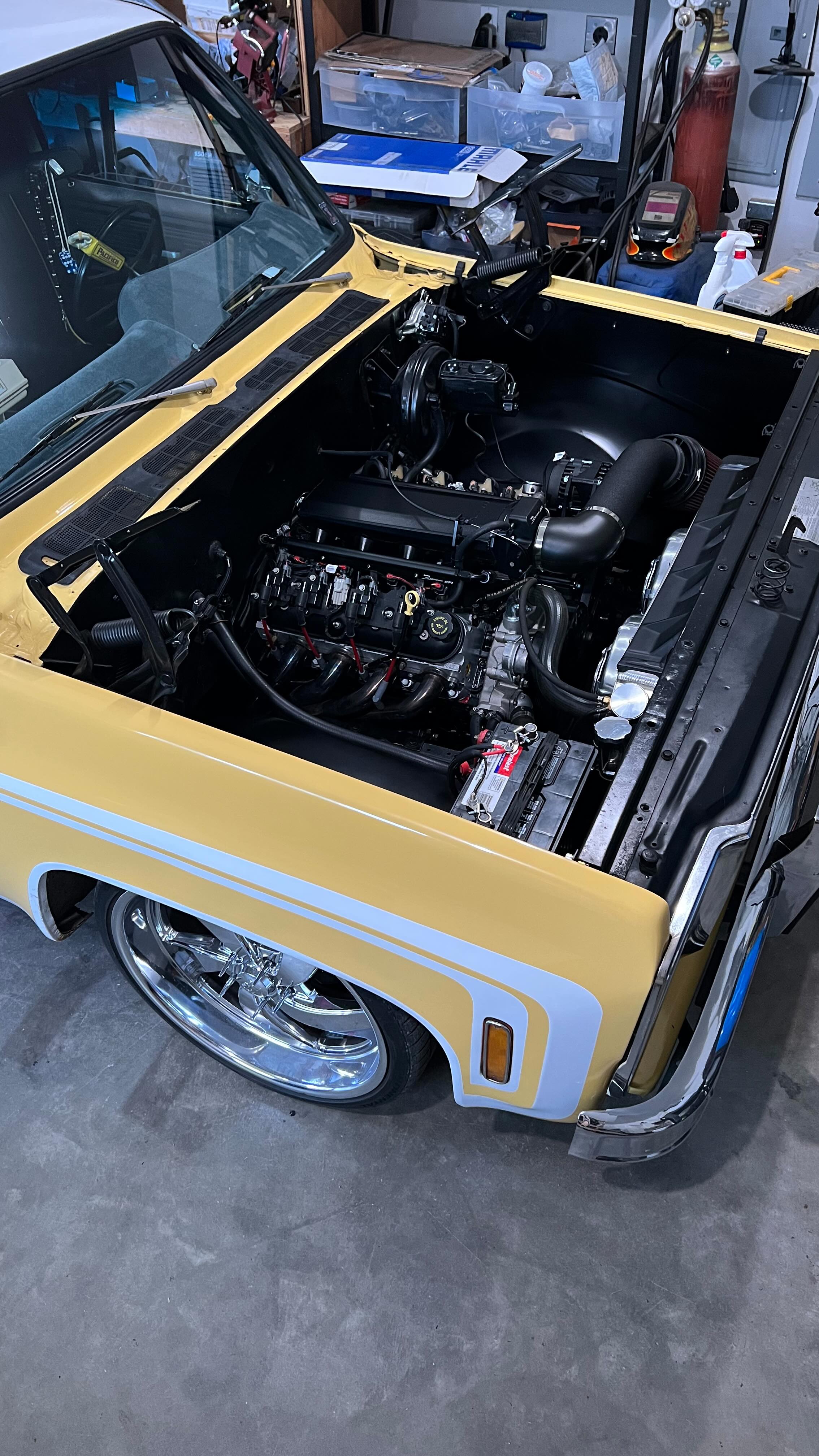 6.0 swap in @jrs_79c10 truck back in 2022. #lsswap #ls #lsswaptheworld ...