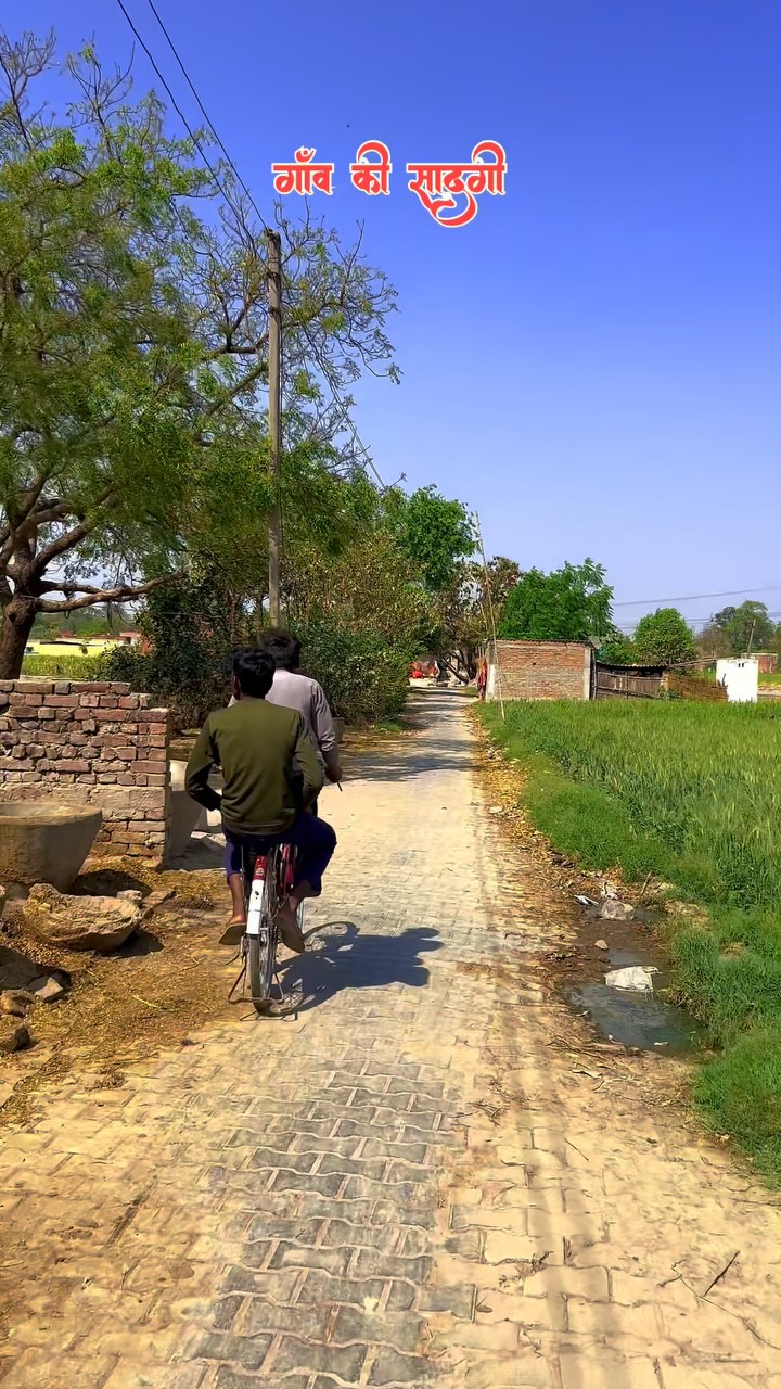 गाँव की सुंदरता ️ #villagelife #viraltrend #villageview #natureview # ...