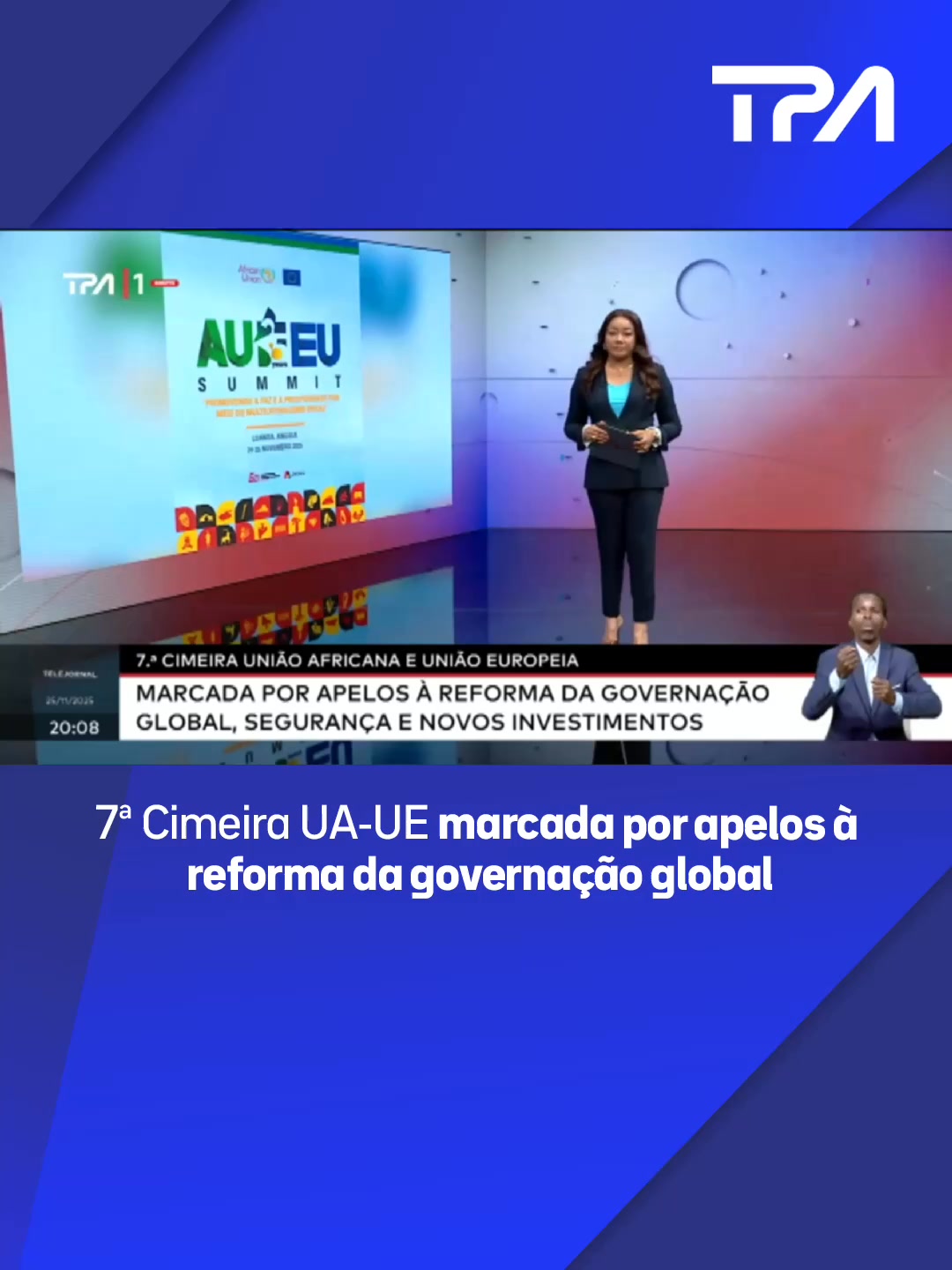 7ª Cimeira UA-EU marcada por apelos à reforma da governação global A ...