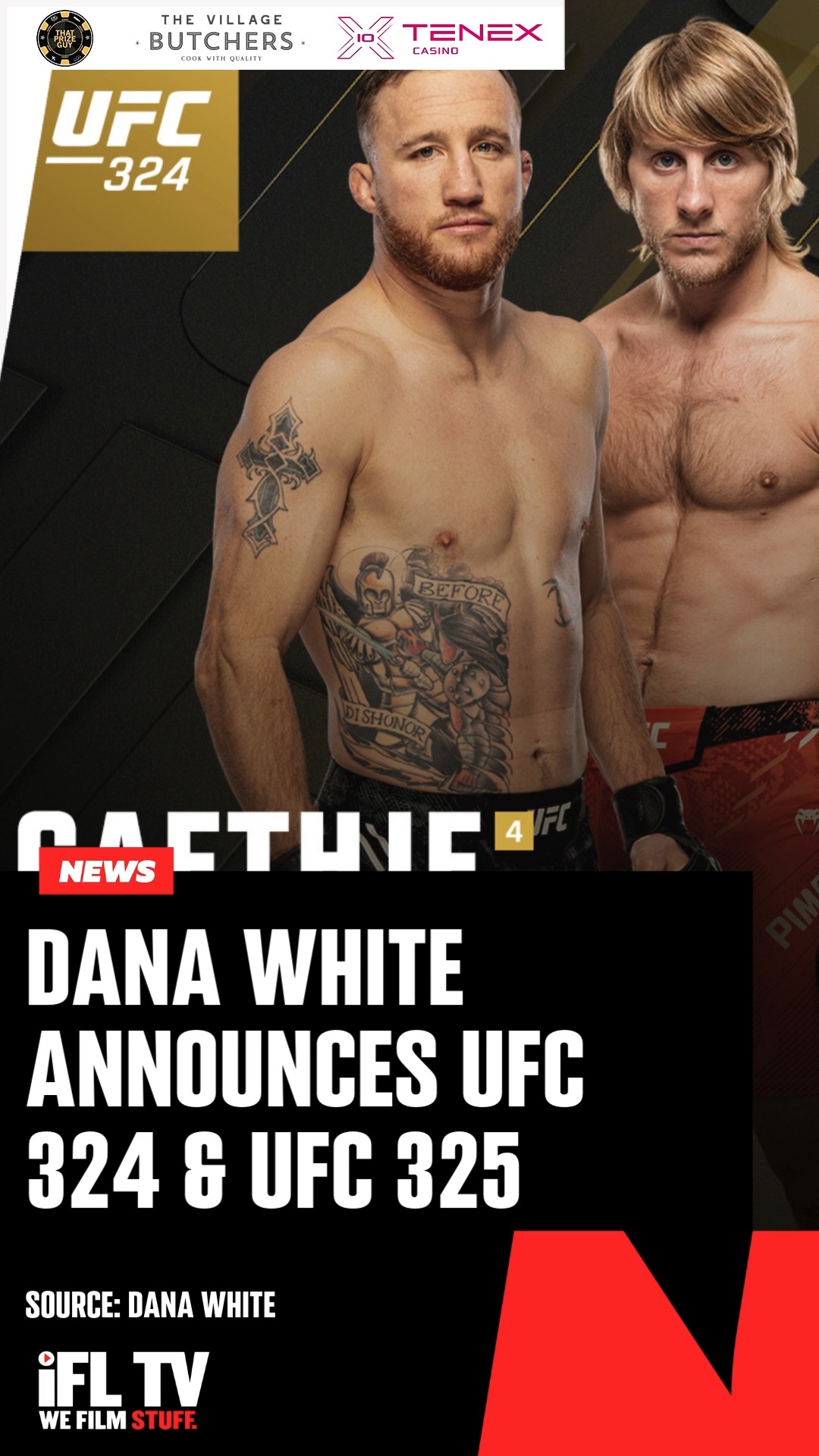 The UFC has confirmed their schedule for the start of 2026 and it is ...