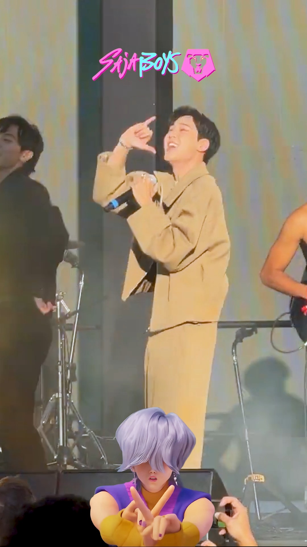 Real life Saja boys' Soda Pop live by Kevin Woo(Singing Voice of