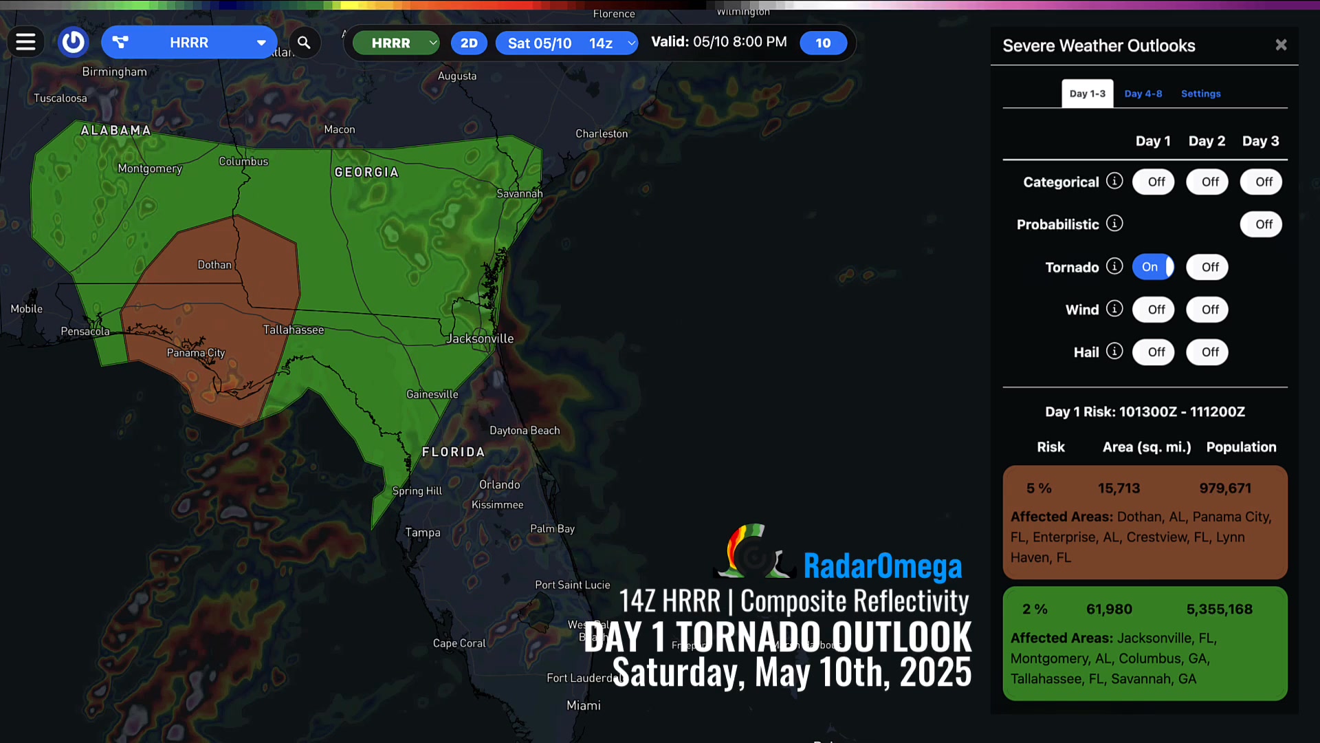 There is a Slight Risk of severe thunderstorms today across parts of ...