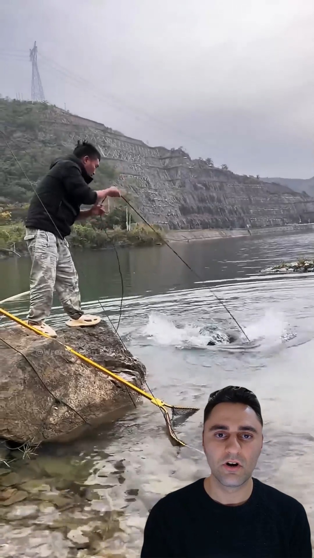 50kg Fish Caught in a Rope? | Wrecker U.S.A | Facebook