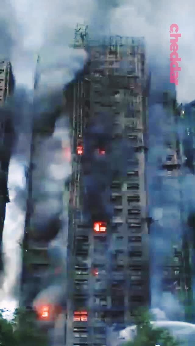 A massive fire broke out at the Wang Fuk Court housing estate in Hong ...