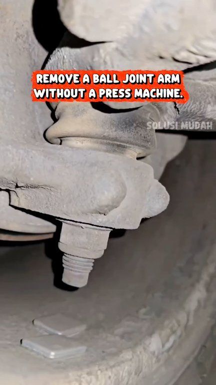 In this video, I show a simple trick to remove a ball joint arm without ...