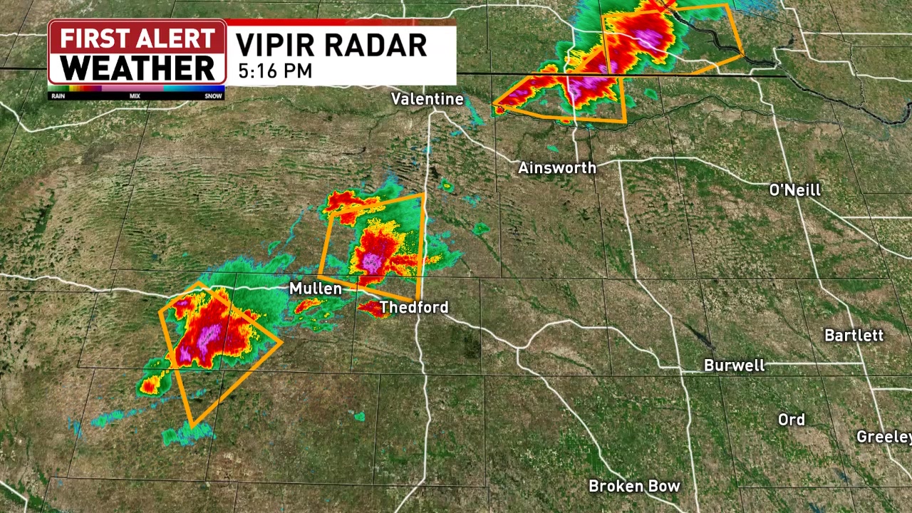 As a cold front moves into the region, you can see thunderstorms ...