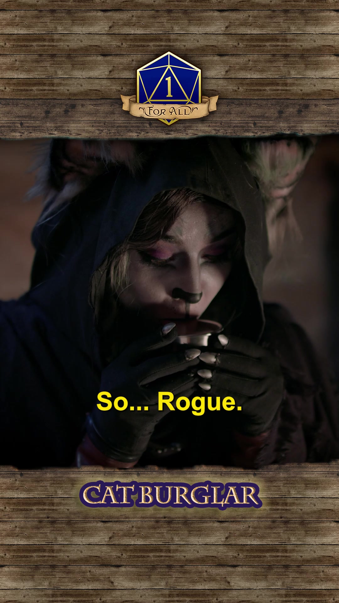 How to Spot a Rogue... 🗡️ @eva_devore⁠ 🔥 @fallcosplay⁠ 🐈‍⬛ ...