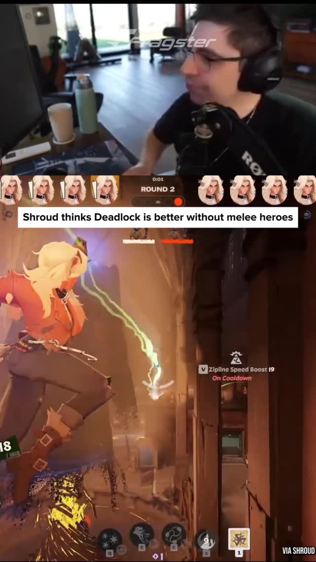 Shroud thinks Deadlock is better without melee heroes #deadlock