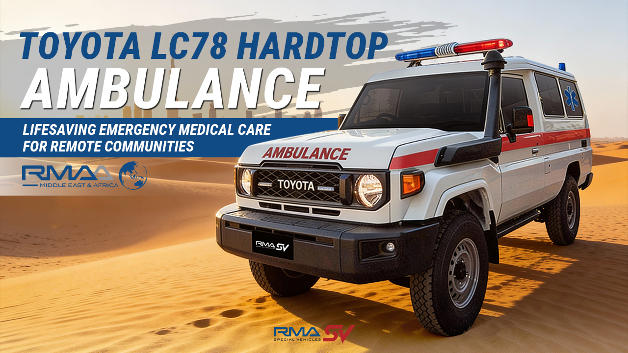 The Toyota LC78 Hardtop Ambulance engineered by RMA Automotive Middle ...