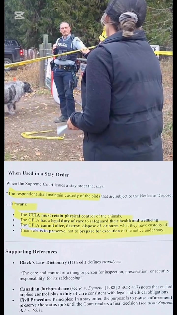 #RCMP walk away while Katie Pasitney is trying to submit evidence ...