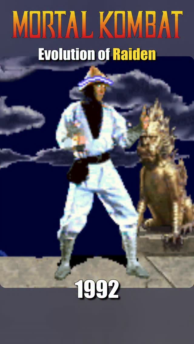 Evolution of Raiden #mortalkombat | Simp Mafia