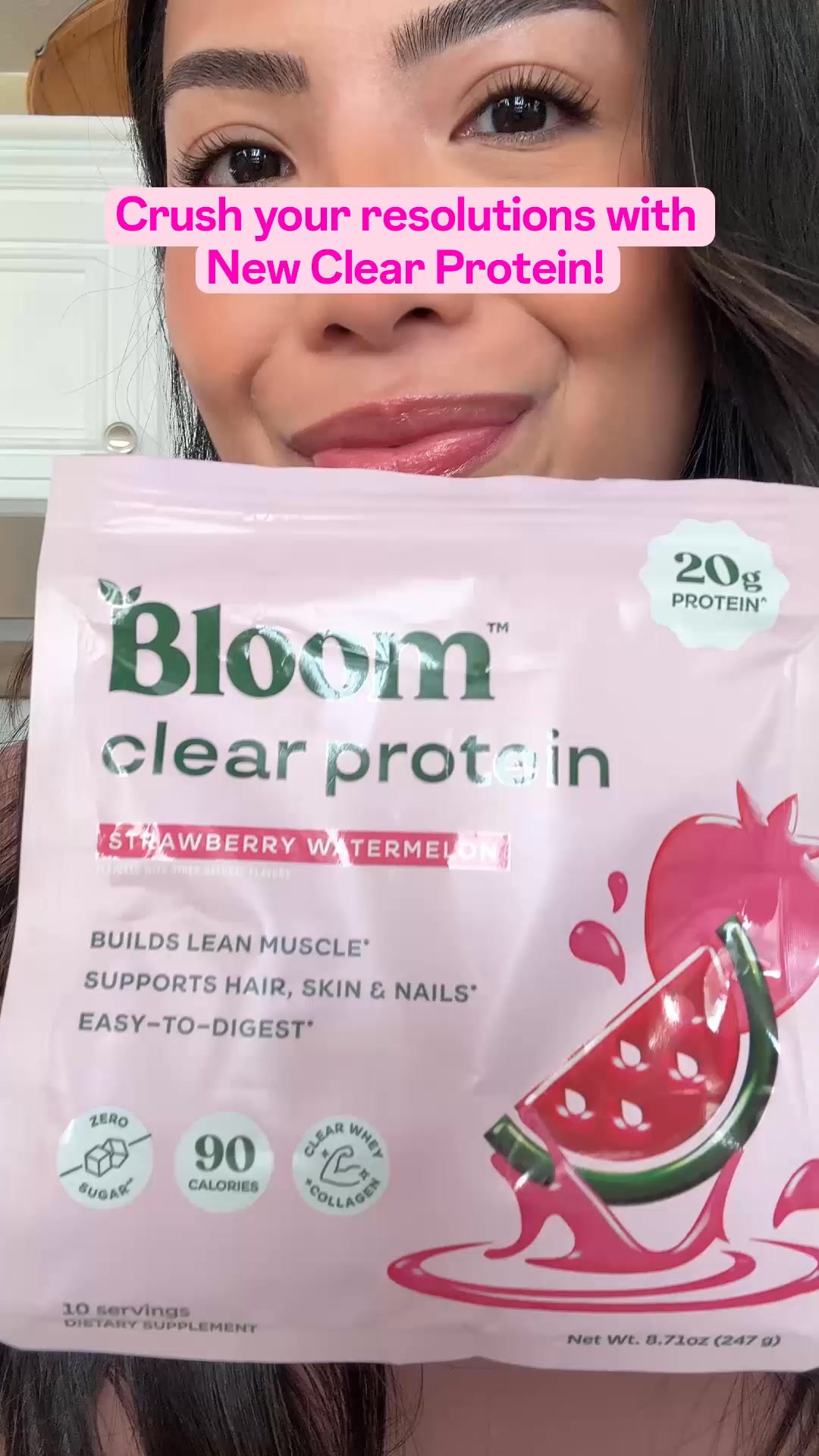 Introducing Clear Protein 🤍🩷 A fresh & fruity blend of whey isolate and ...