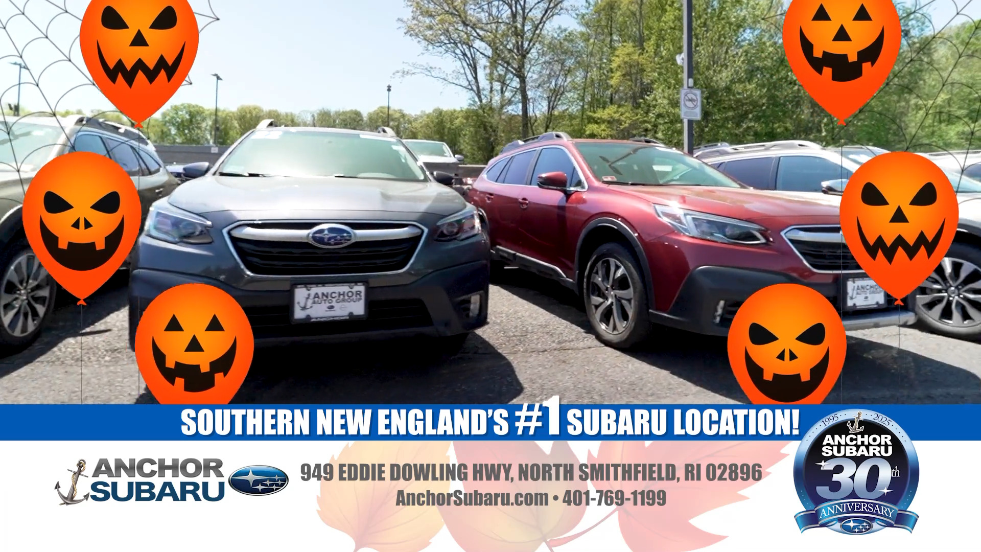 There's no tricks, just treats, only at Anchor Subaru, like 0% ...