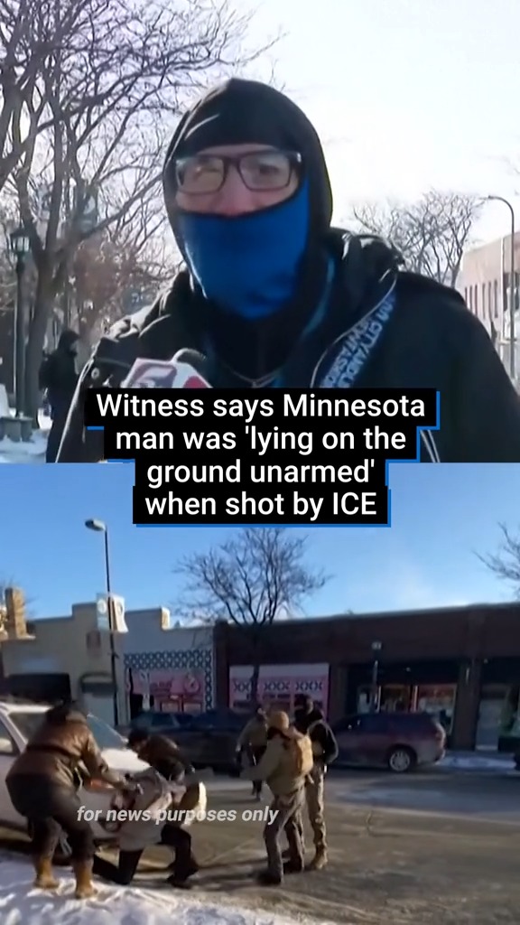 Eyewitness describes the moment a minnesota man was shot by ICE. The ...
