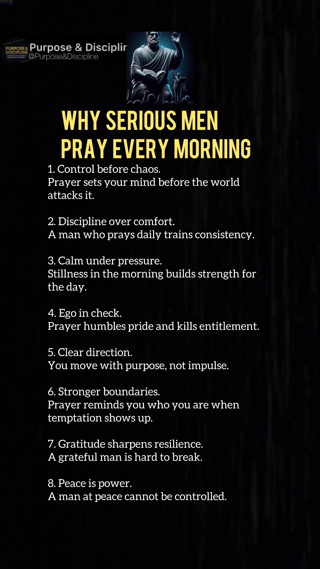 8 reasons why serious men pray every morning #motivation #growth # ...