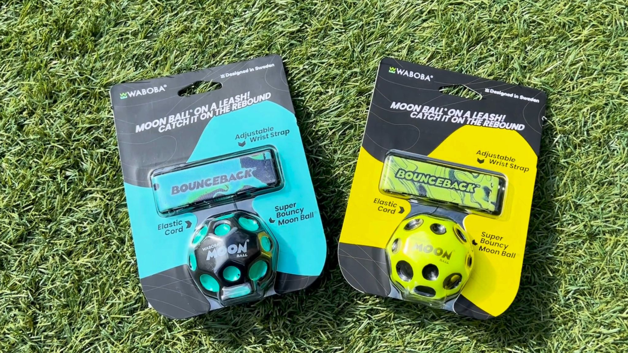 Waboba The Original Moon Ball – Balle rebondissante – Rebond extrême et amusant pour tous les âges – Parfait pour les jeux actifs et les jeux de plein air – Coucher de