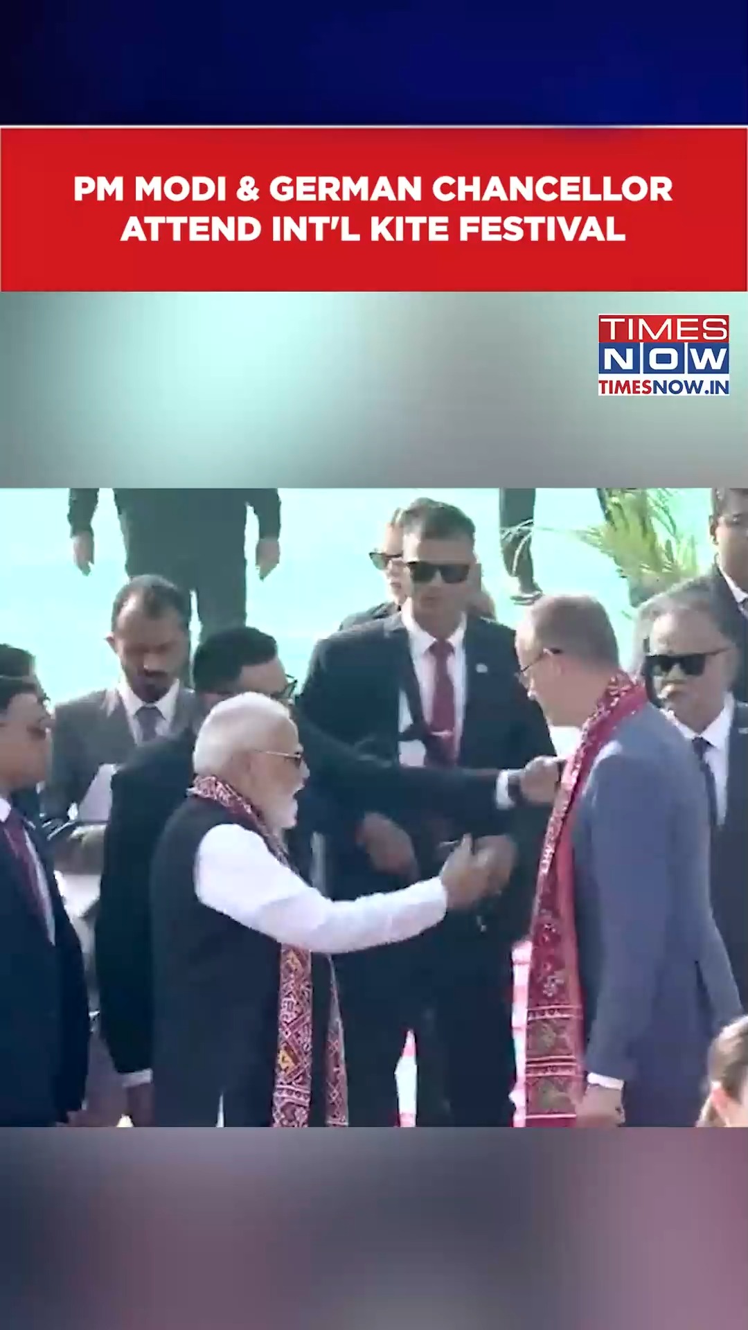 PM Modi & German Chancellor Friedrich Merz Attend International Kite ...