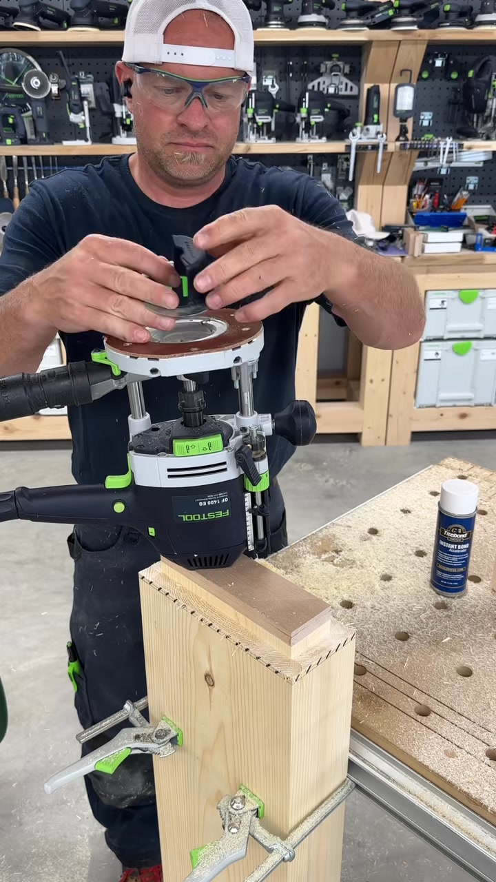 Another way to cut the tenons on the stair treads is fasten the tread ...