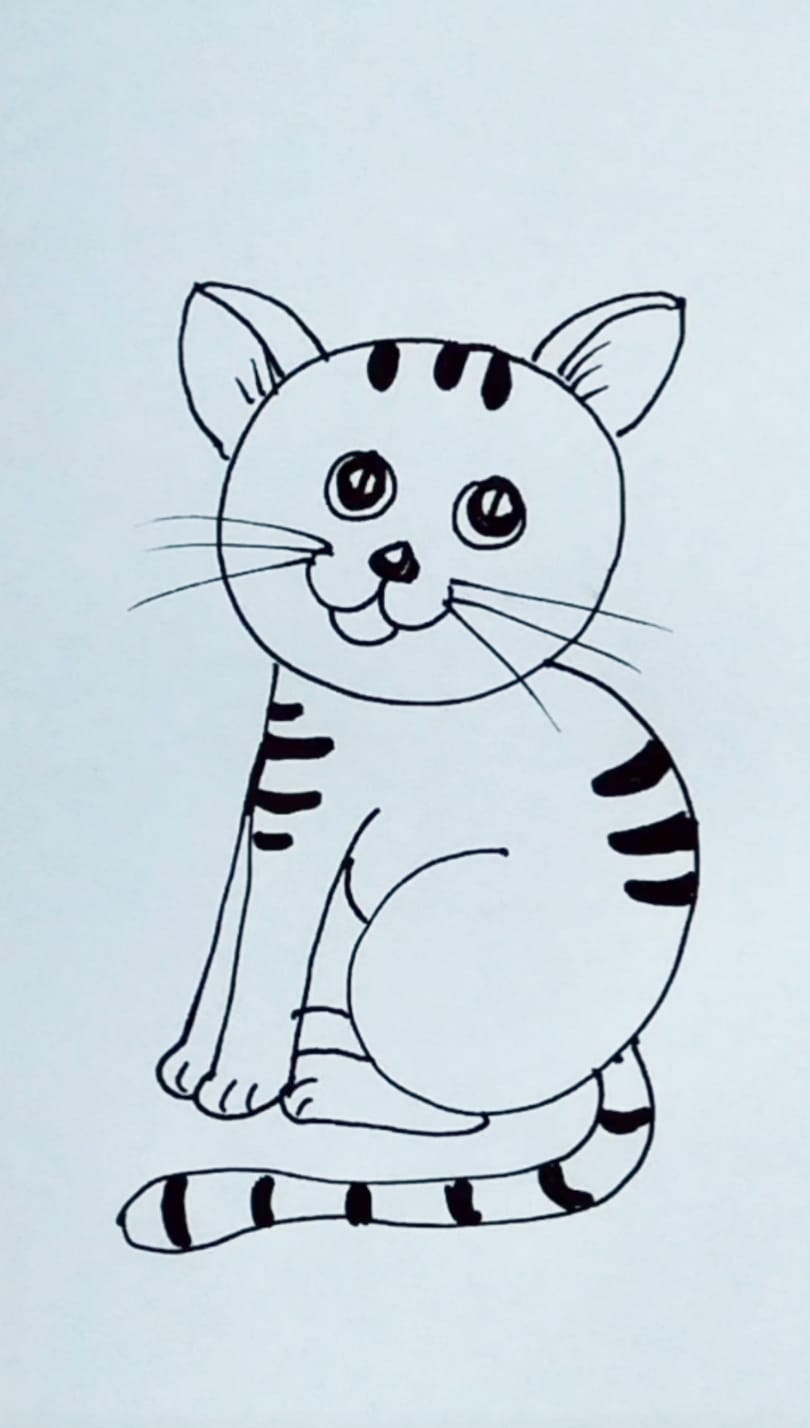 Who knew ‘01’ could turn into a cute cat? Lines become life when you ...