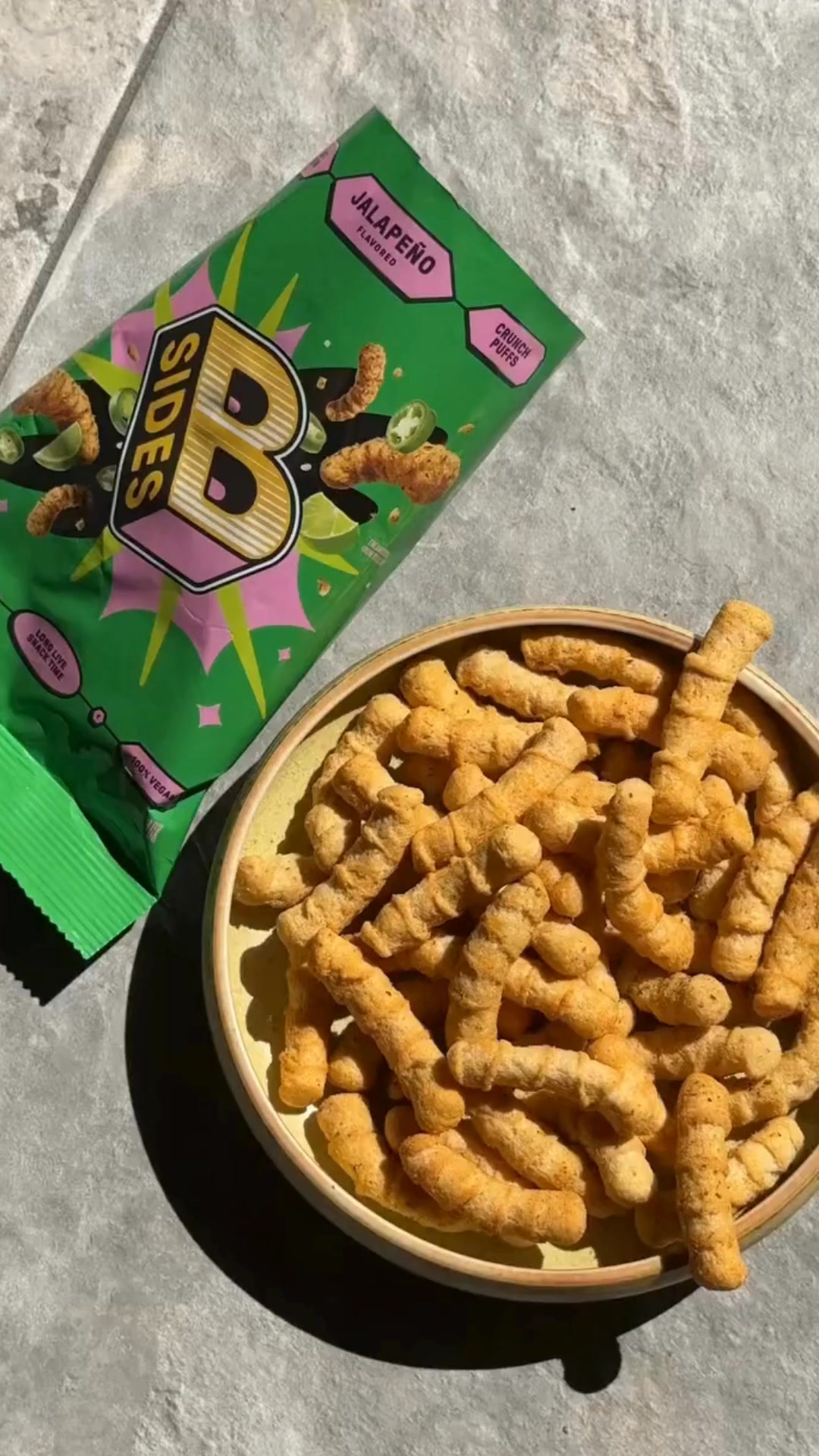 Our plant-based crunch puffs deliver a loud crunch, bold flavor, and a ...