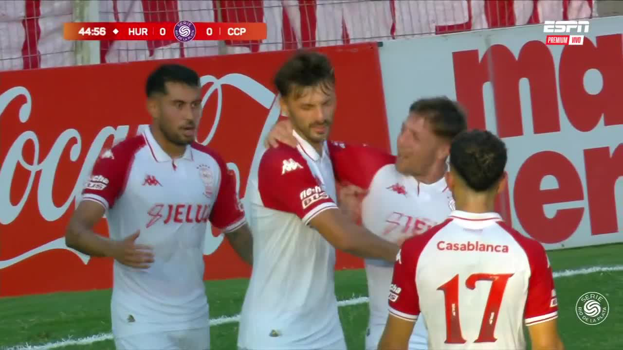 ARRIBA EL GLOBO EN EL CIERRE DEL PRIMER TIEMPO: Giménez marcó el 1-0 de ...